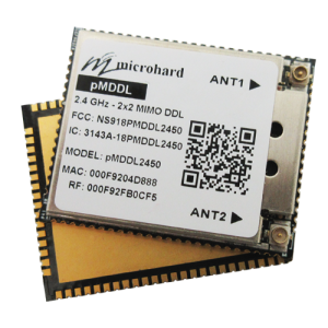 Microhard PMDDL2450图传电台模块MHS185700无线飞控通用